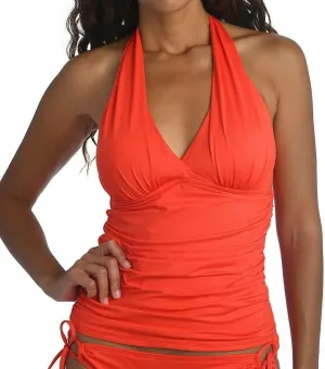 La Blanca Women's Island Goddess Halter Tankini Swimsuit Top