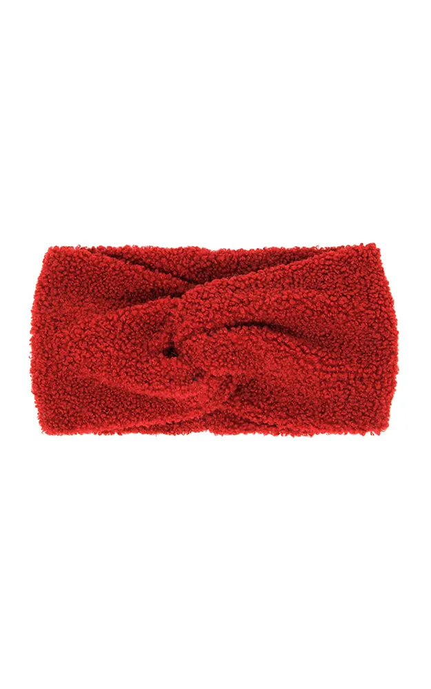LHB015 Solid Sherpa Fleece Headband