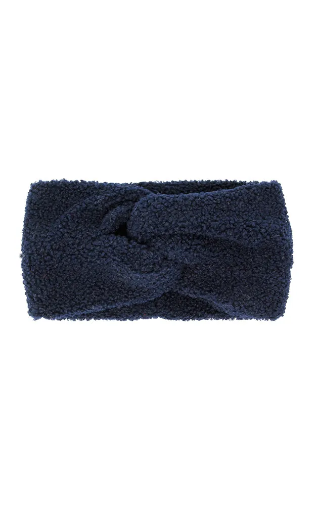 LHB015 Solid Sherpa Fleece Headband