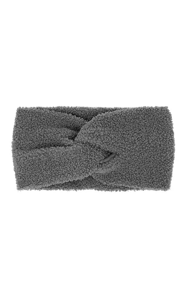 LHB015 Solid Sherpa Fleece Headband