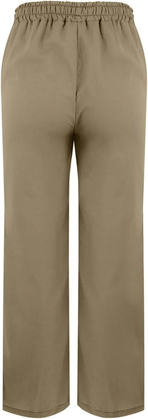 Linen Capri Pants Women Summer 2025 Pants Side Button Casual Cropped Linen Capris for Women Striped Spring
