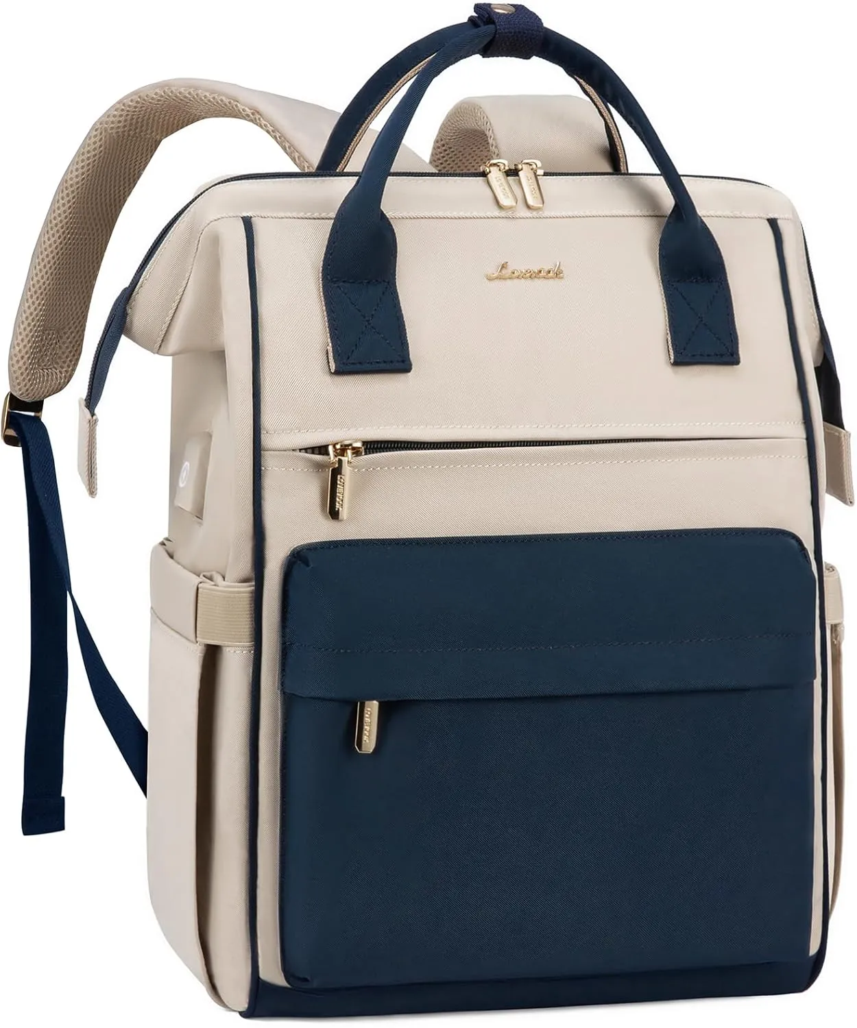 LOVEVOOK Laptop Backpack for Women, 17 Inch Work Teacher Nurse Bag, Large Capacity Business Computer Backpack Purse with USB Port, Stylish Casual Daypack for Travel