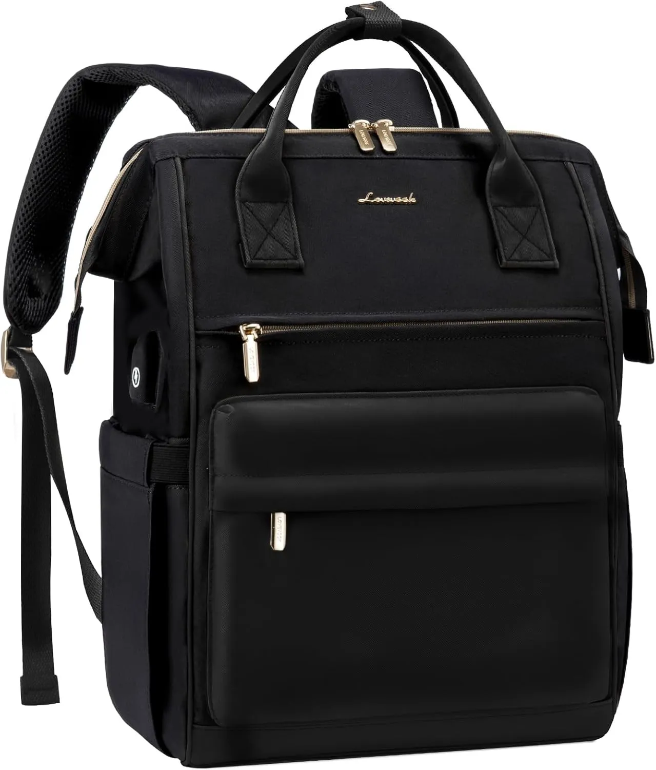LOVEVOOK Laptop Backpack for Women,15.6 Inch Work Teacher Nurse Bag,Business Computer Backpack Purse with USB Port,Stylish Casual Daypack for Travel