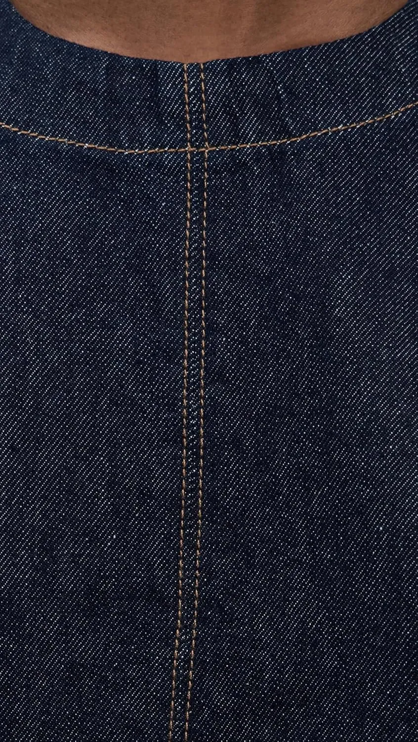 Madewell Women's Denim Boxy Shell Top in Essex Wash