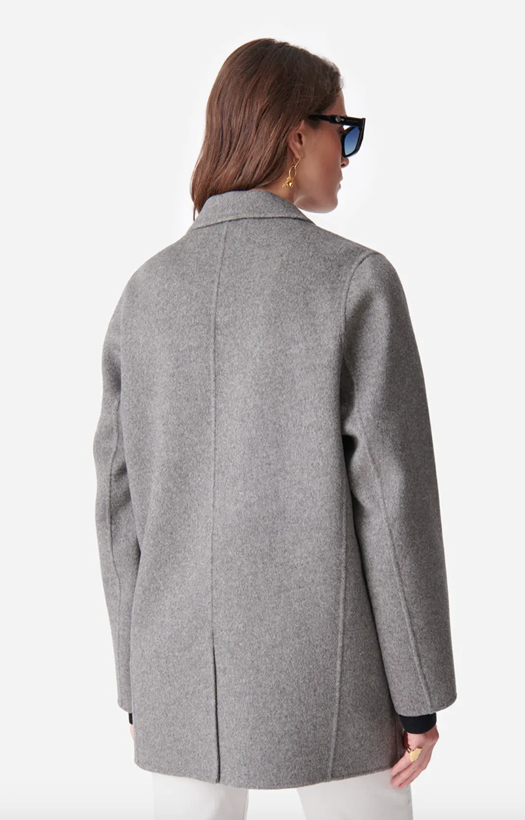 Marc Grey Wool-Blend Jacket
