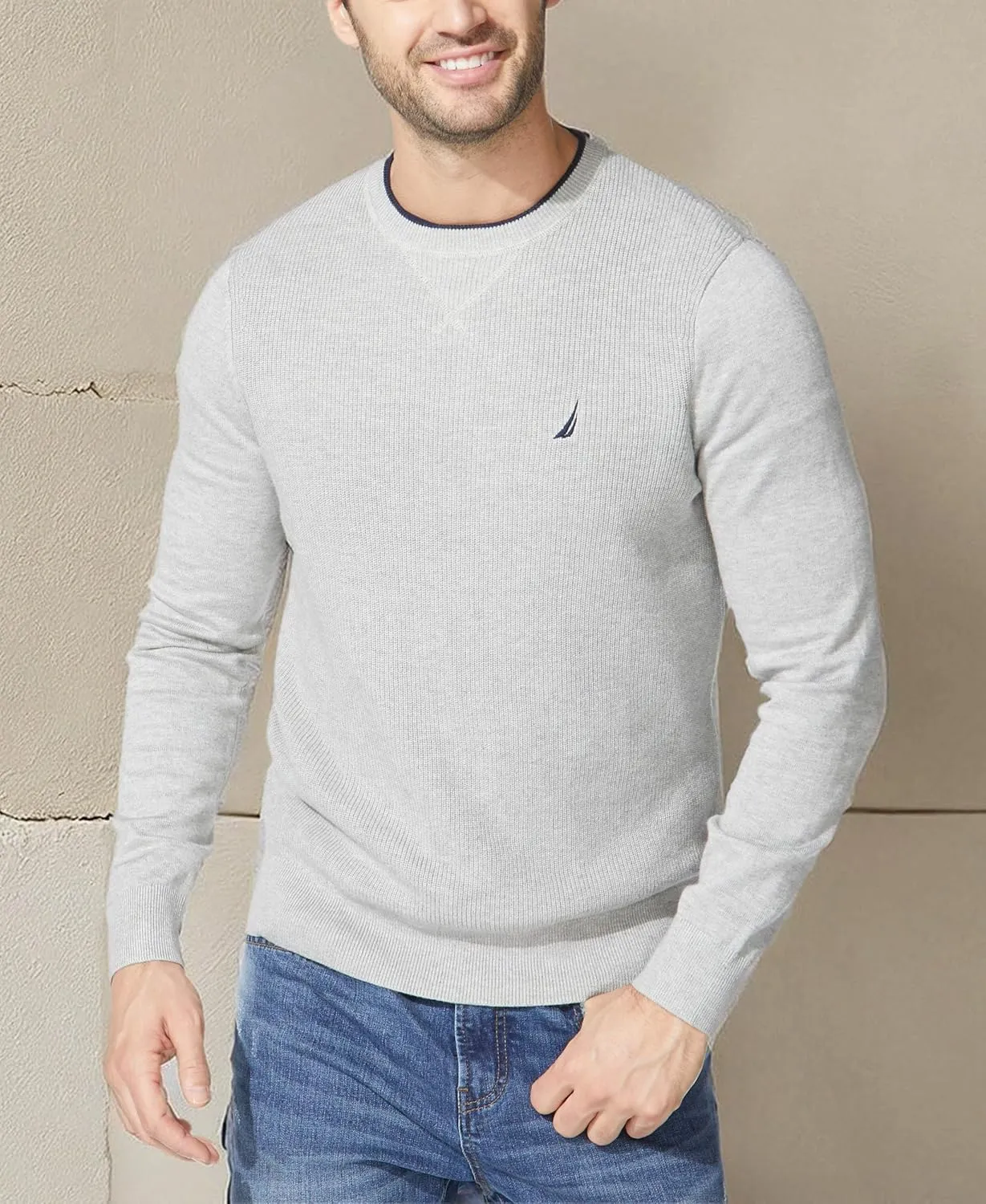 Nautica Men's Ribbed Sweater