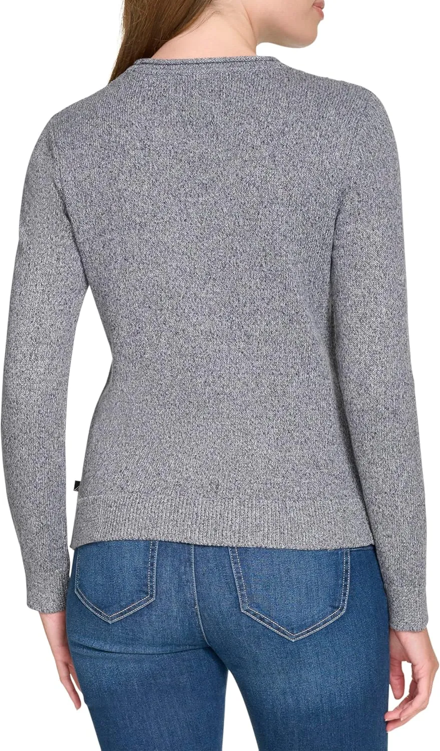 Nautica Women's Crewneck Pullover Cable Long Sleeve