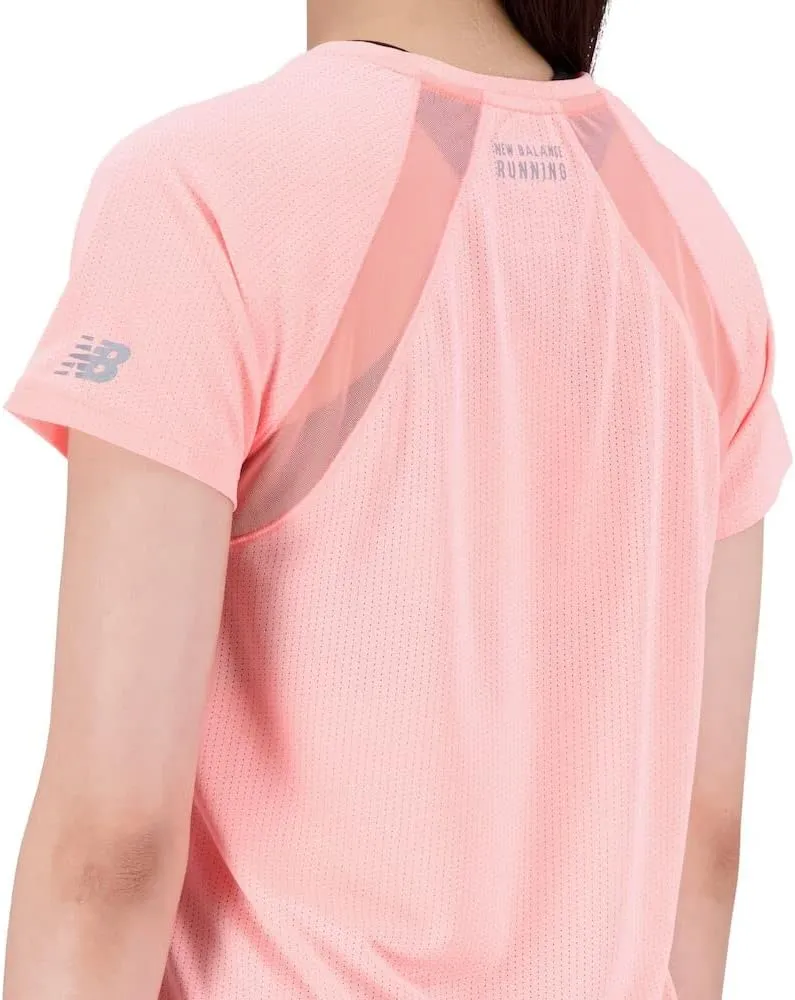 New Balance Women's Impact Run Short Sleeve 22 Top