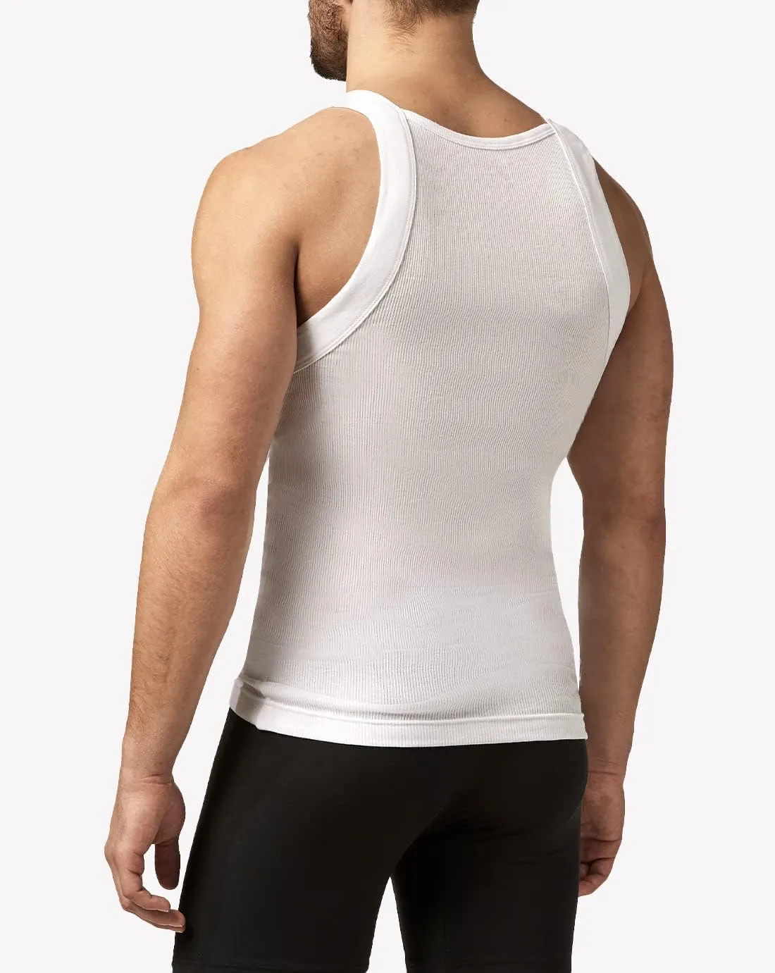 Papi Men's 3-Pack Cotton Square Neck Tank Top