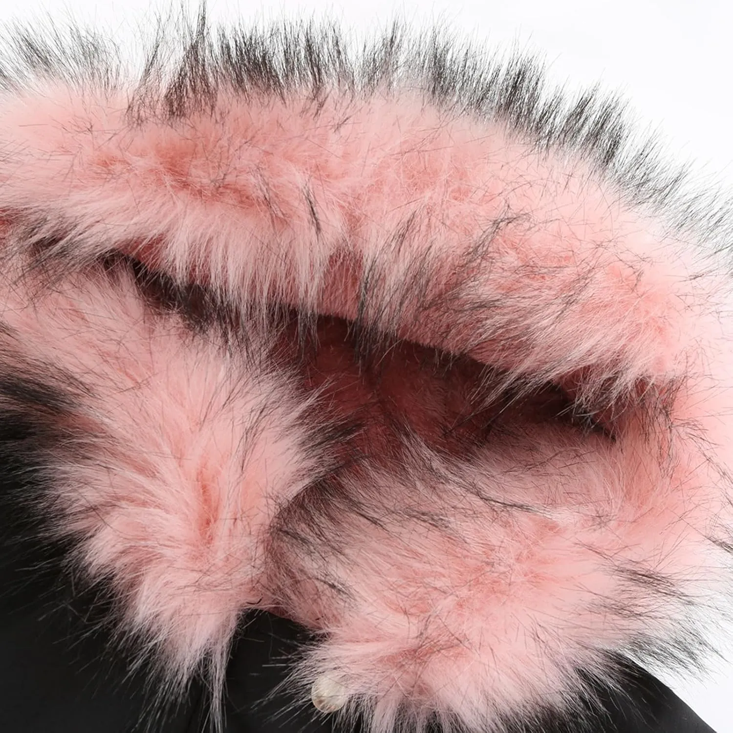 PETYCZEN Parka Jacket Women Winter Thicken Warm Faux Fur Coats Plus Size Windbreaker Puffer Snow Jackets Overcoat with Hood