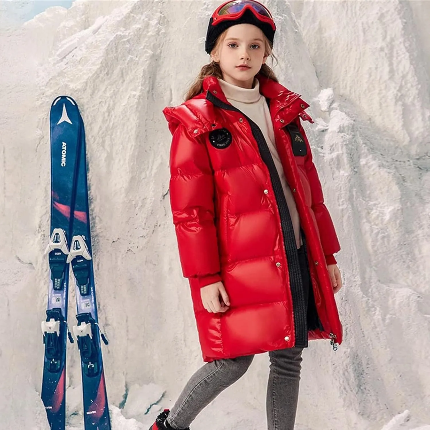 Puffer Jacket Womens Warm Winter 2024 Trendy Puffer Jackets Cotton Padded Coats Fashion Solid Hooded Cold Padded