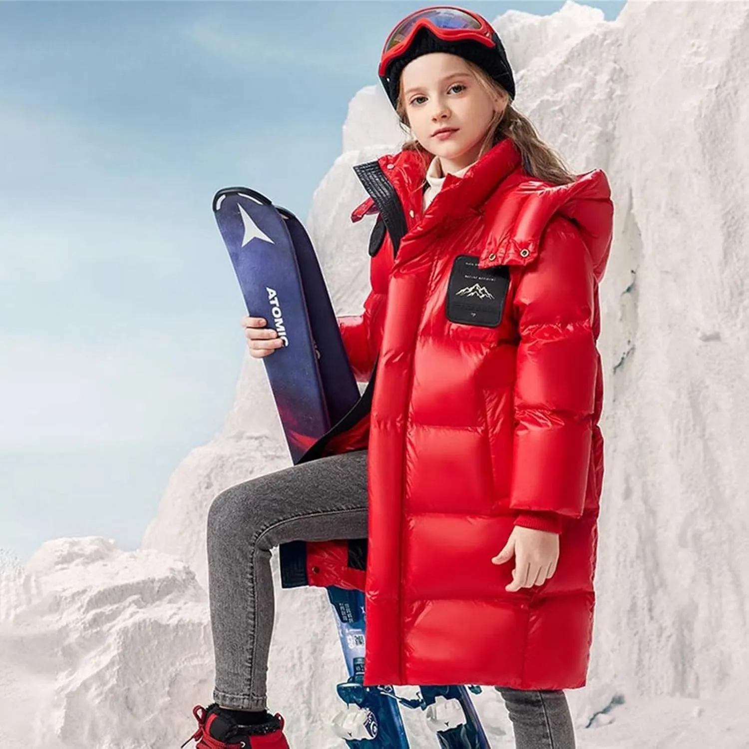 Puffer Jacket Womens Warm Winter 2024 Trendy Puffer Jackets Cotton Padded Coats Fashion Solid Hooded Cold Padded