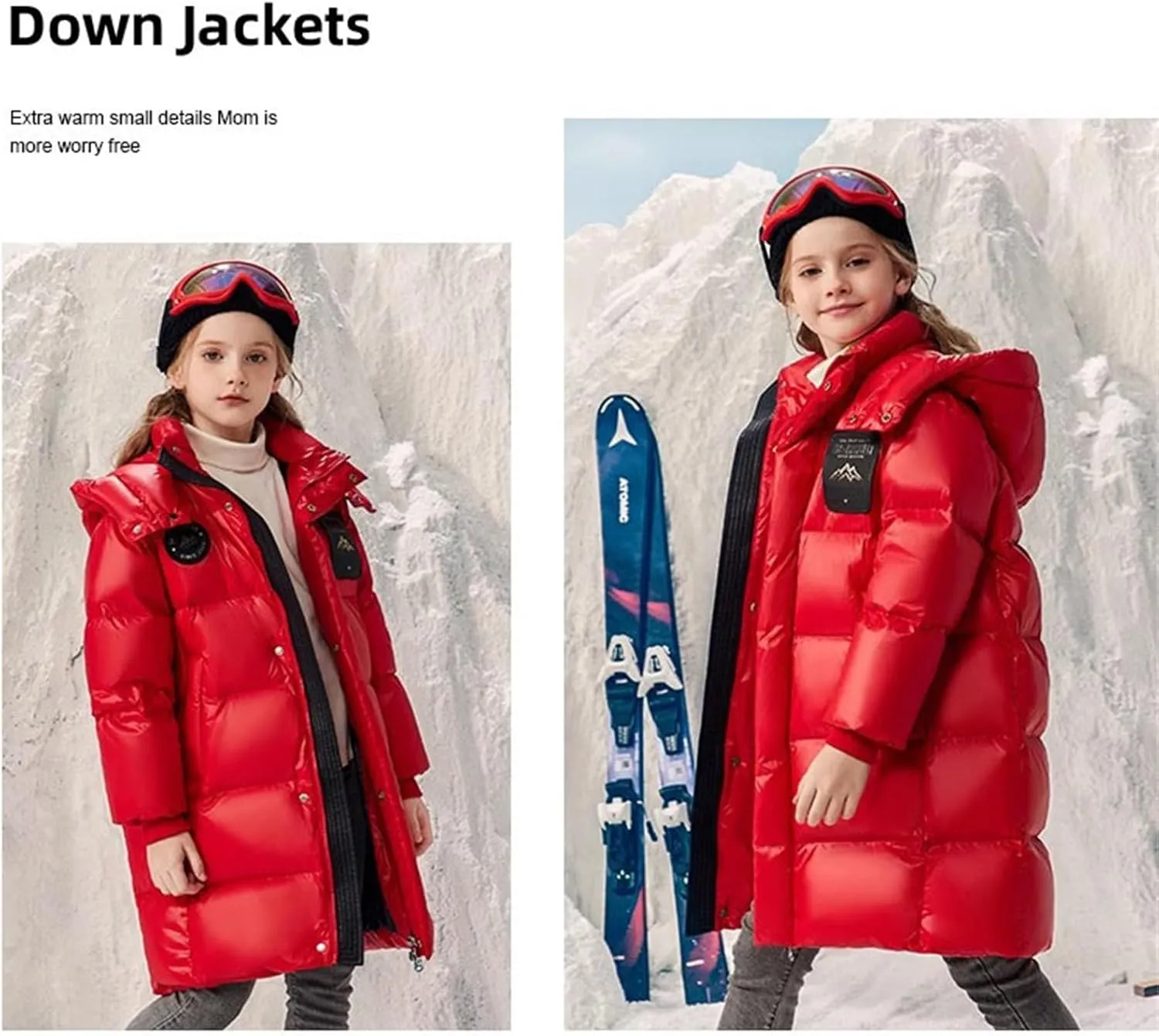 Puffer Jacket Womens Warm Winter 2024 Trendy Puffer Jackets Cotton Padded Coats Fashion Solid Hooded Cold Padded