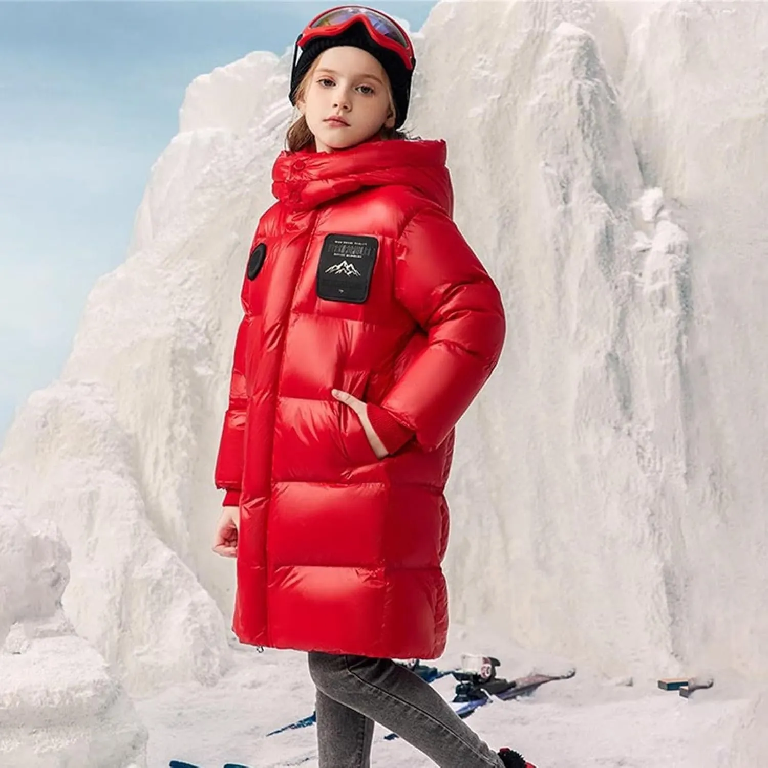 Puffer Jacket Womens Warm Winter 2024 Trendy Puffer Jackets Cotton Padded Coats Fashion Solid Hooded Cold Padded