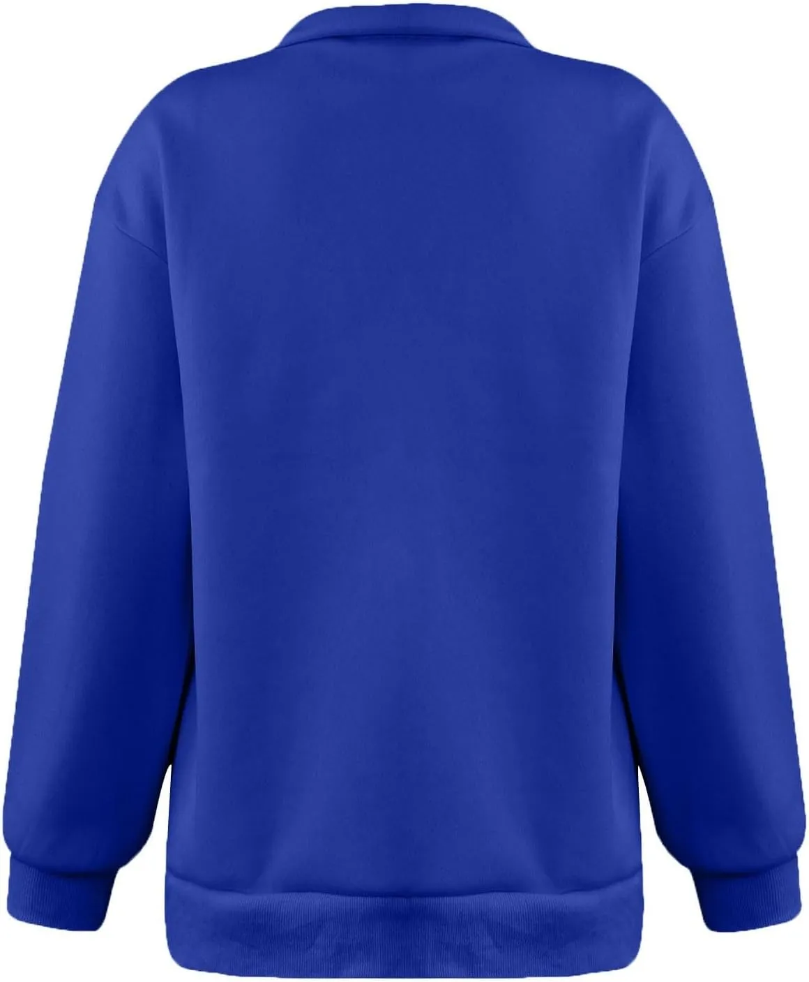 Quarter Zip Pullover for Women Fall Drop Shoulder Sweaters Casual Sweatshirt Half Zip Blouses Long Sleeve Y2k Clothes