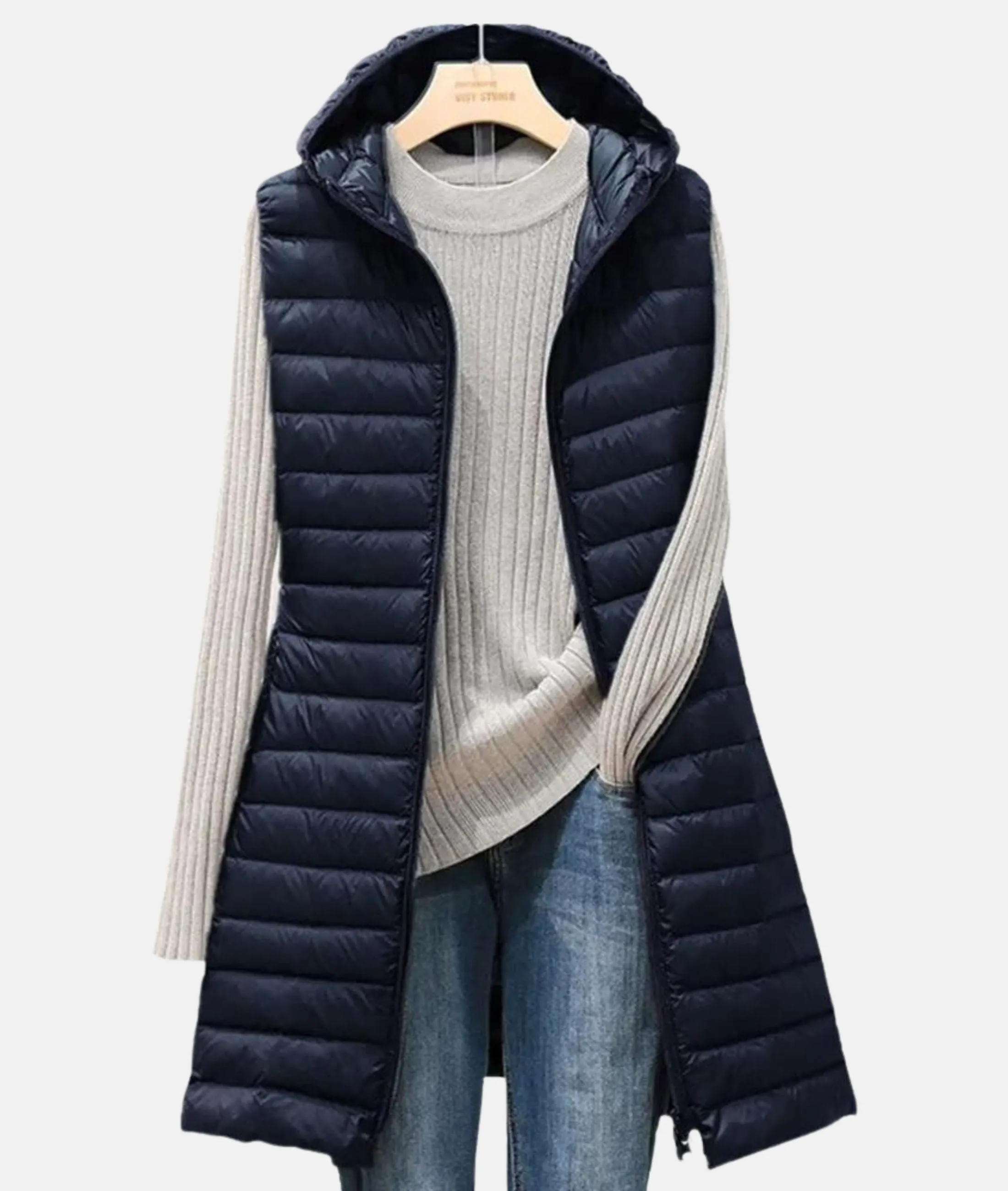 Quilted Long Jacket: Lightweight, Insulated, Casual Winter Coat