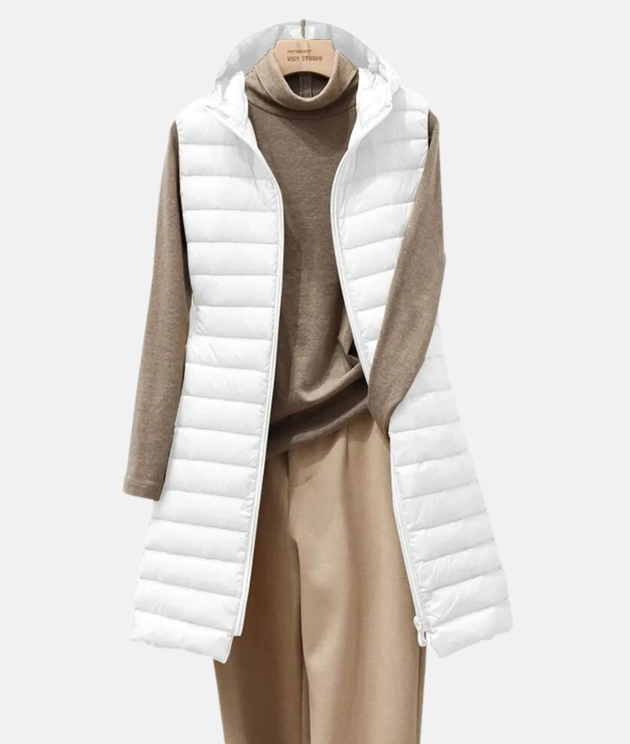 Quilted Long Jacket: Lightweight, Insulated, Casual Winter Coat
