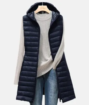 Quilted Long Jacket: Lightweight, Insulated, Casual Winter Coat