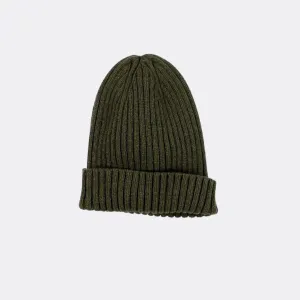 Recycled Cashmere Beanie (Loden)