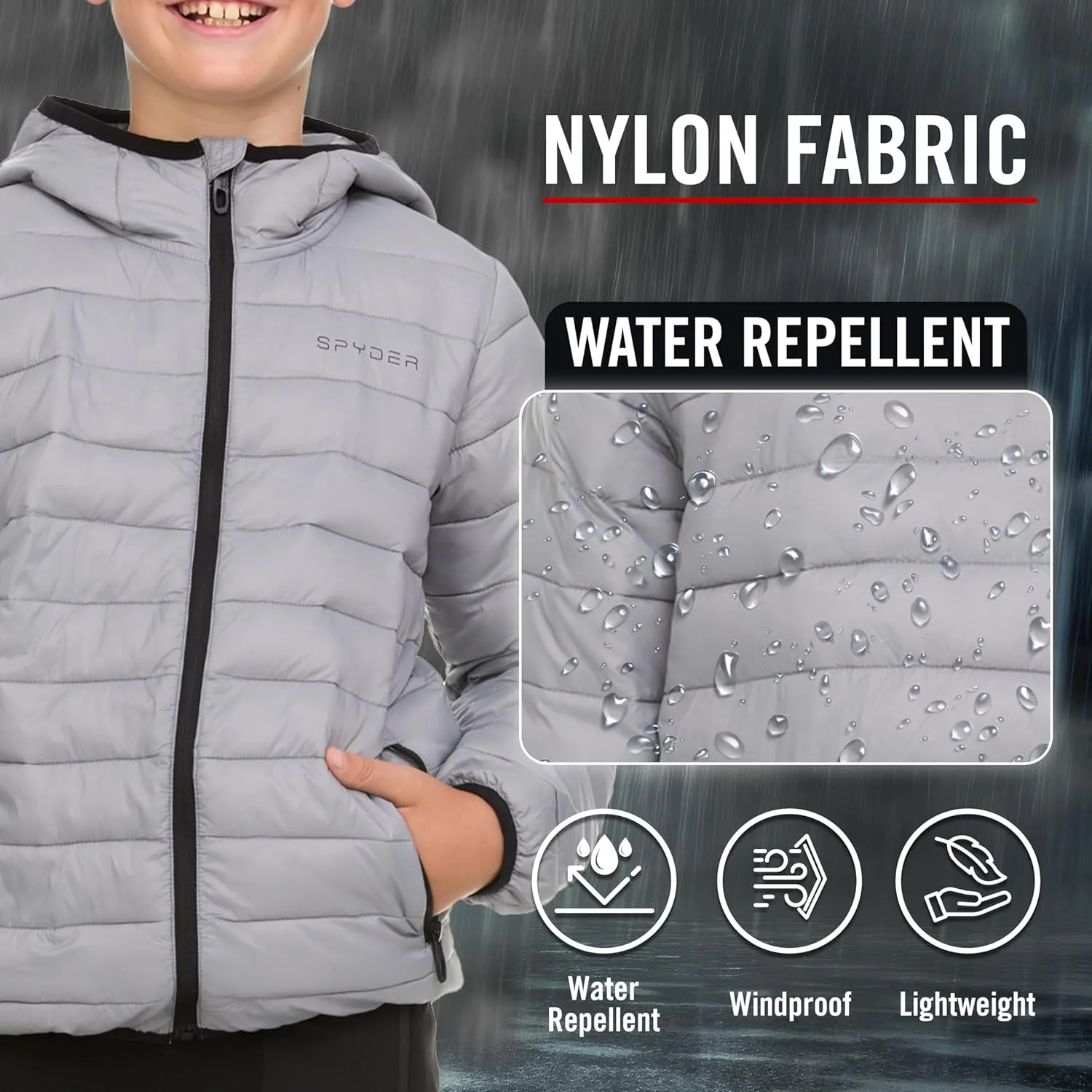 Spyder Boys Packable Puffer
