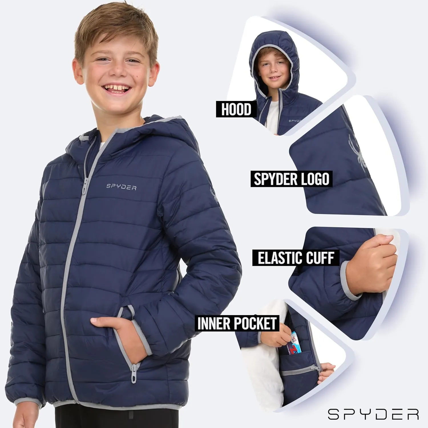 Spyder Boys Packable Puffer