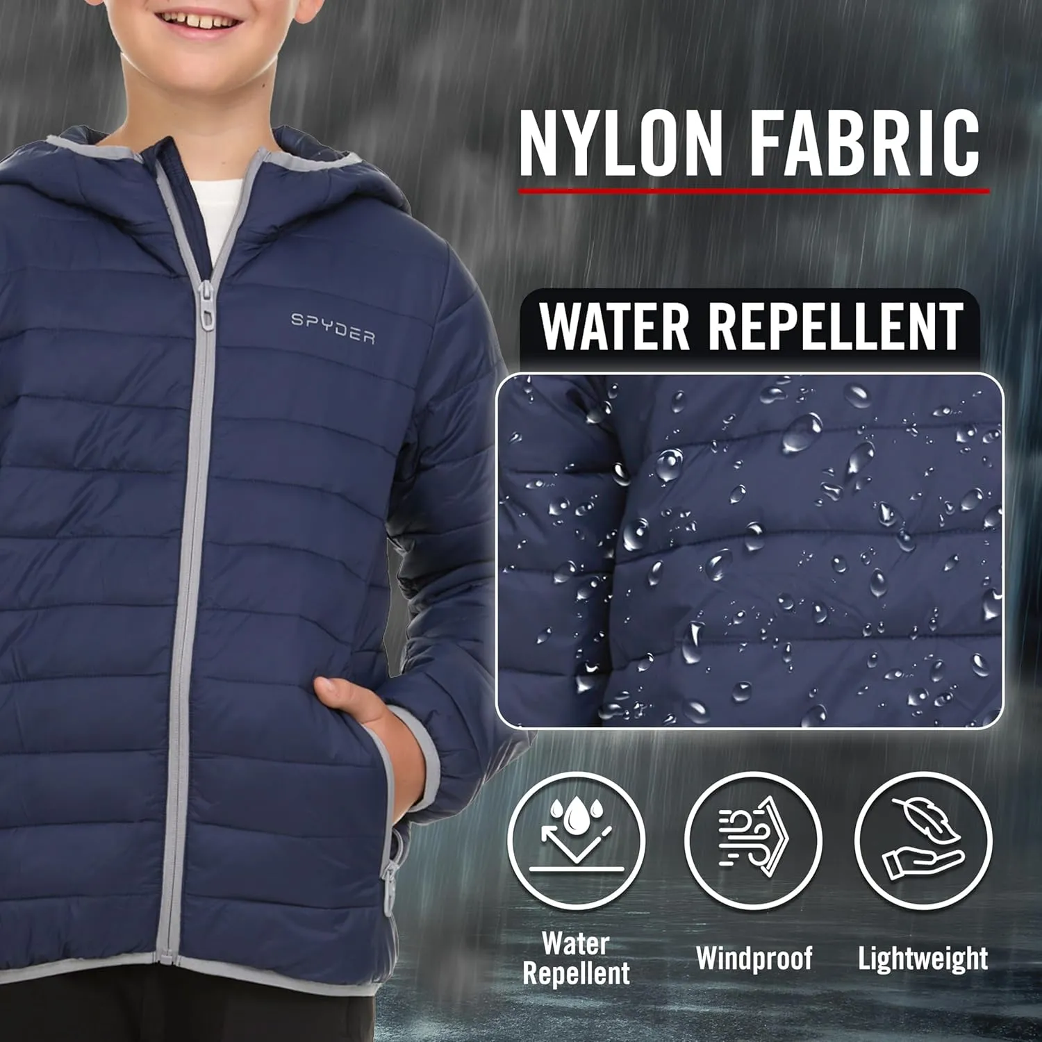 Spyder Boys Packable Puffer