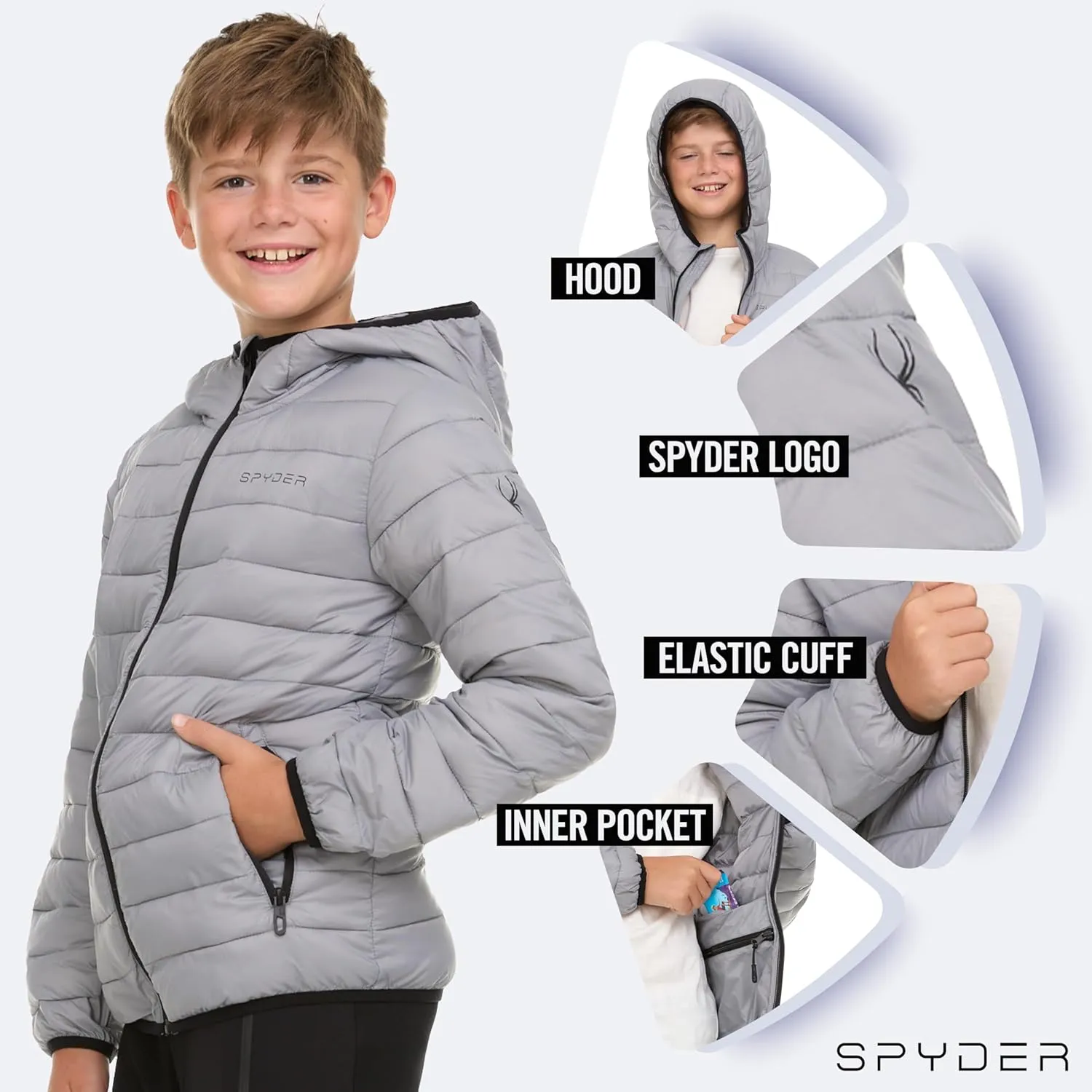 Spyder Boys Packable Puffer
