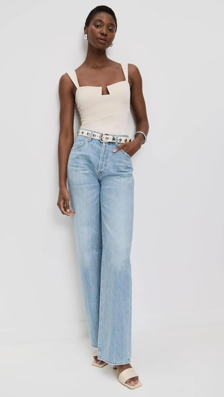 Susana Monaco Women's Angle Wire Angle Strap Top 3"