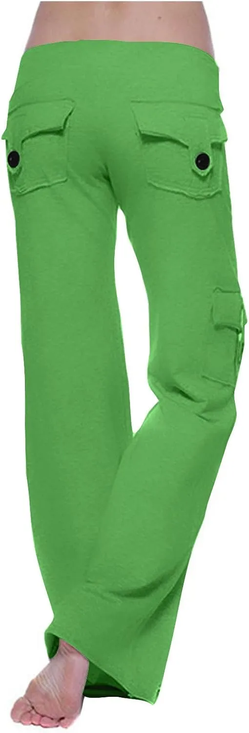 TARIENDY Women's Trouser Pants Summer Lightweight Sweatpants High Waisted Wide Leg Trouser Loose Fit Athletic Sweatpants