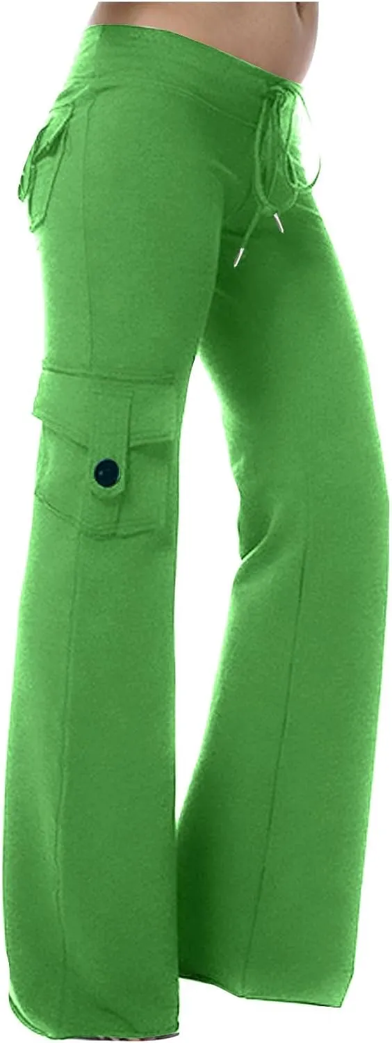TARIENDY Women's Trouser Pants Summer Lightweight Sweatpants High Waisted Wide Leg Trouser Loose Fit Athletic Sweatpants