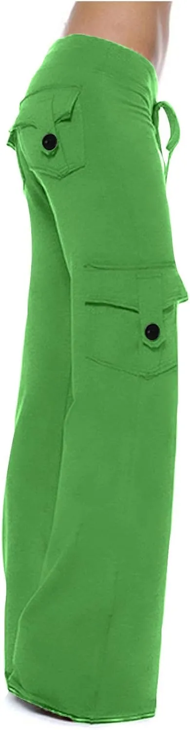 TARIENDY Women's Trouser Pants Summer Lightweight Sweatpants High Waisted Wide Leg Trouser Loose Fit Athletic Sweatpants