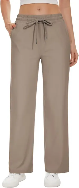 TARSE Women's Straight Leg Sweatpants High Wasited Athletic Pants Workout Jogger Sweat Pants with Pockets- 29"/20" Inseam