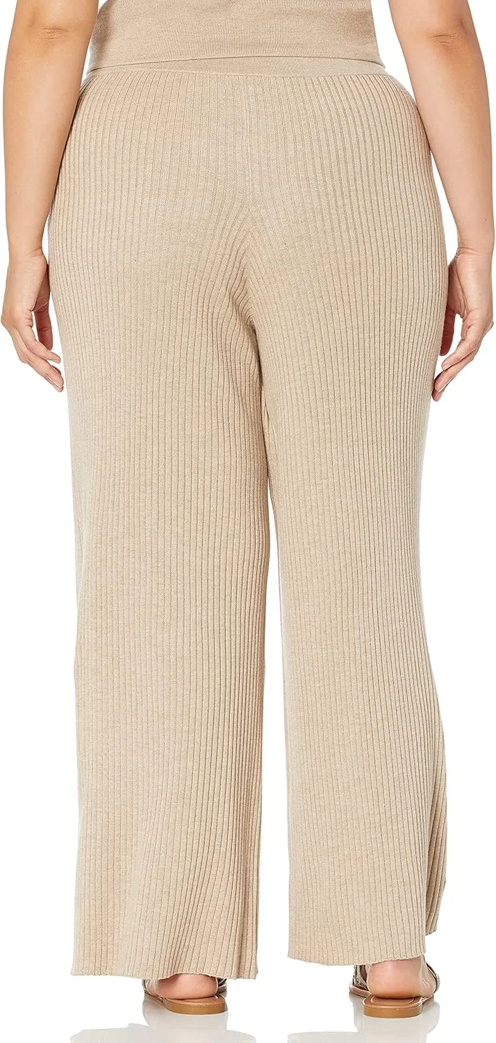 The Drop Women's Catalina Pull-on Rib Sweater Pant