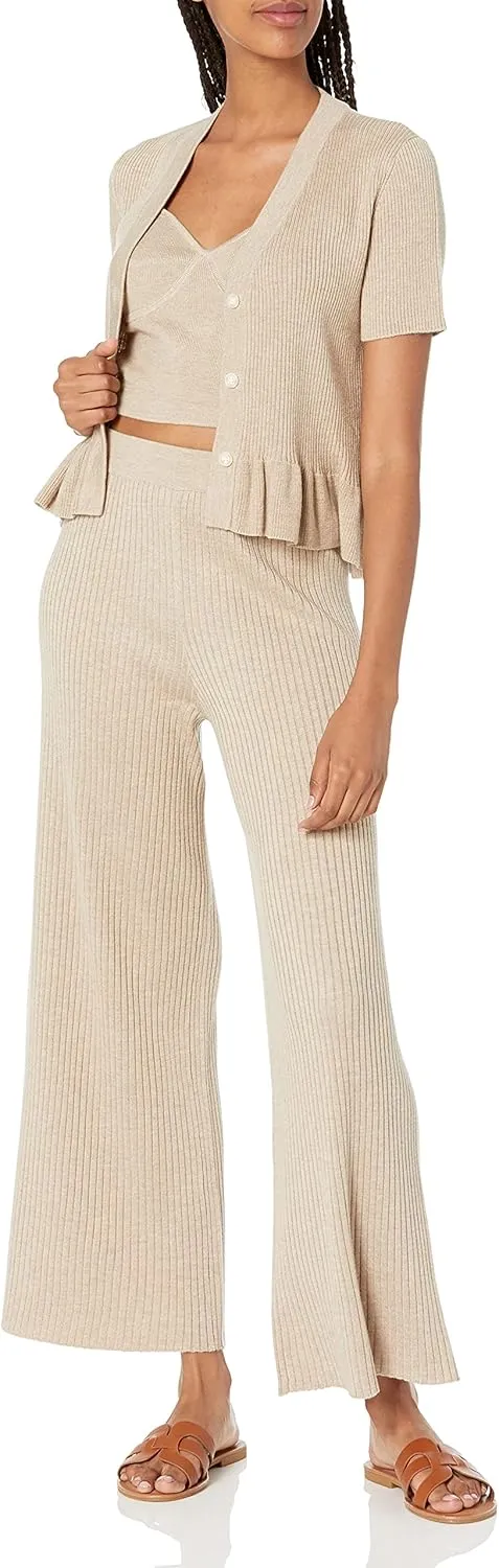 The Drop Women's Catalina Pull-on Rib Sweater Pant