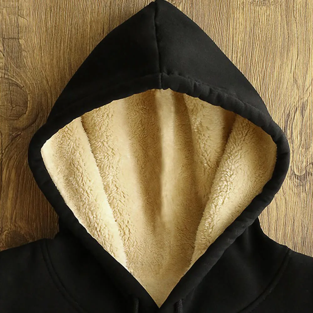 There Was Jesus Flower Crew Collar Fleece Sherpa Hoodie