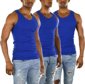 ToBeInStyle Mens Long Muscle Tank Top Workout A-Shirt