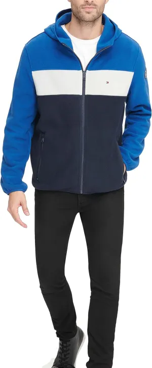 Tommy Hilfiger Men's Hooded Polar Fleece Jacket