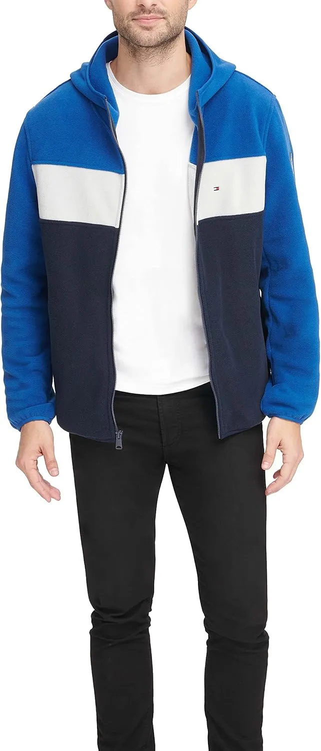 Tommy Hilfiger Men's Hooded Polar Fleece Jacket