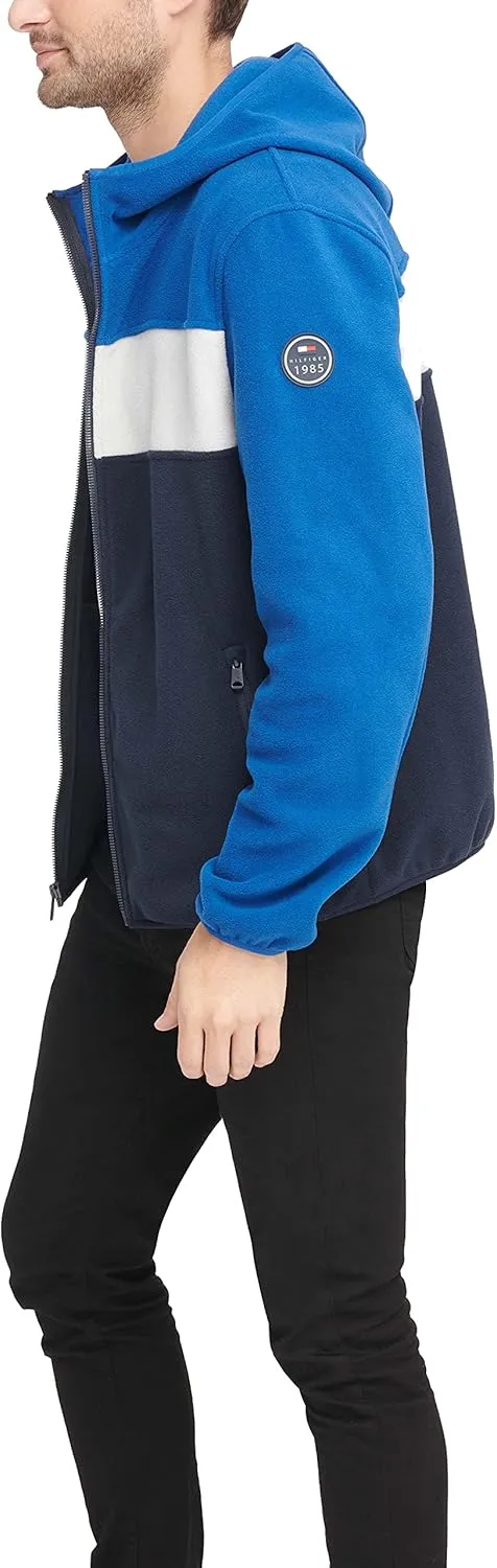 Tommy Hilfiger Men's Hooded Polar Fleece Jacket