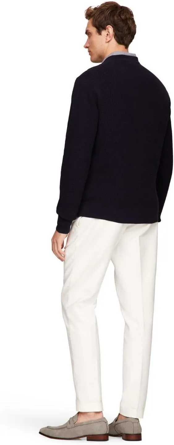 Tommy Hilfiger Men's Waffle Knit Crewneck Sweater Lightweight Pullover, Also Available in Big & Tall