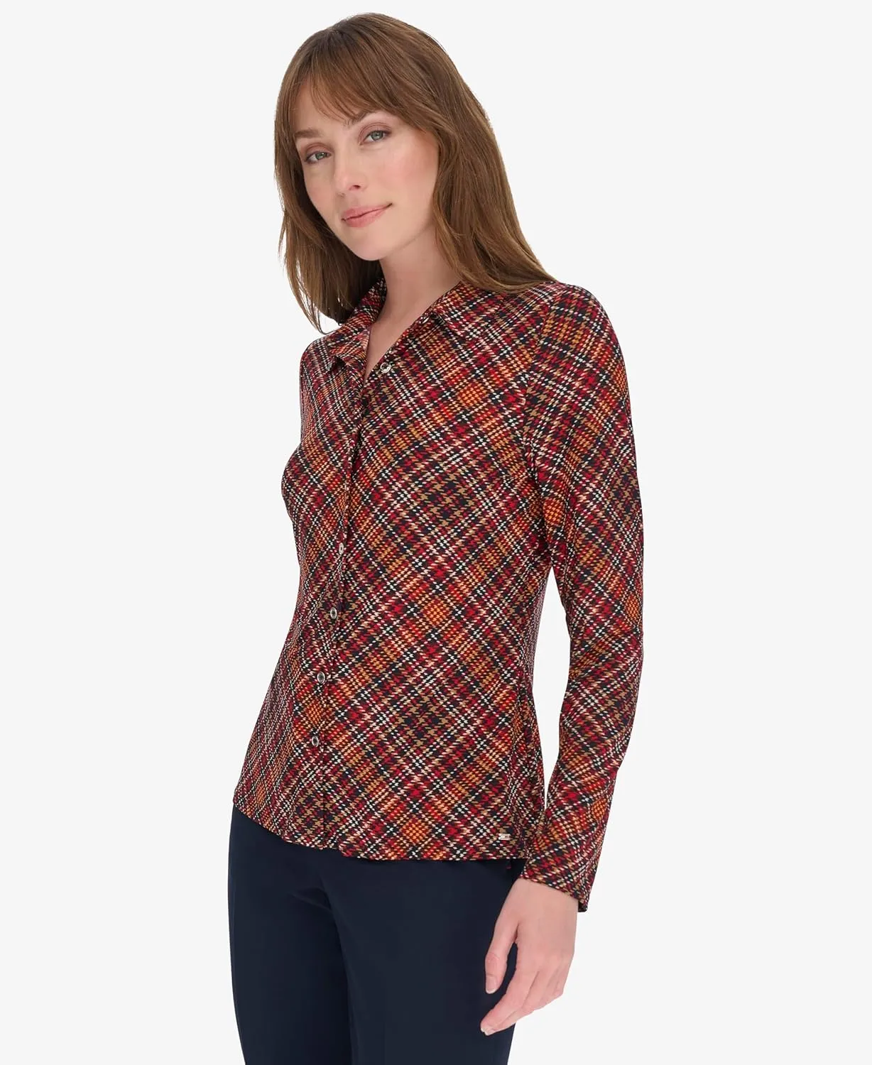 Tommy Hilfiger Women's Soft Work Long Sleeve Knit Top