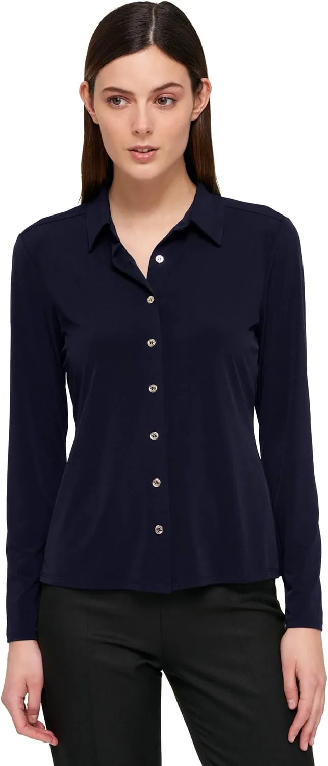 Tommy Hilfiger Women's Soft Work Long Sleeve Knit Top
