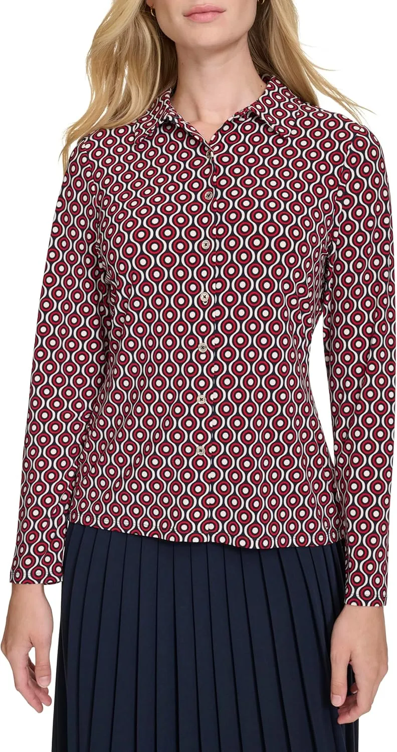 Tommy Hilfiger Women's Soft Work Long Sleeve Knit Top