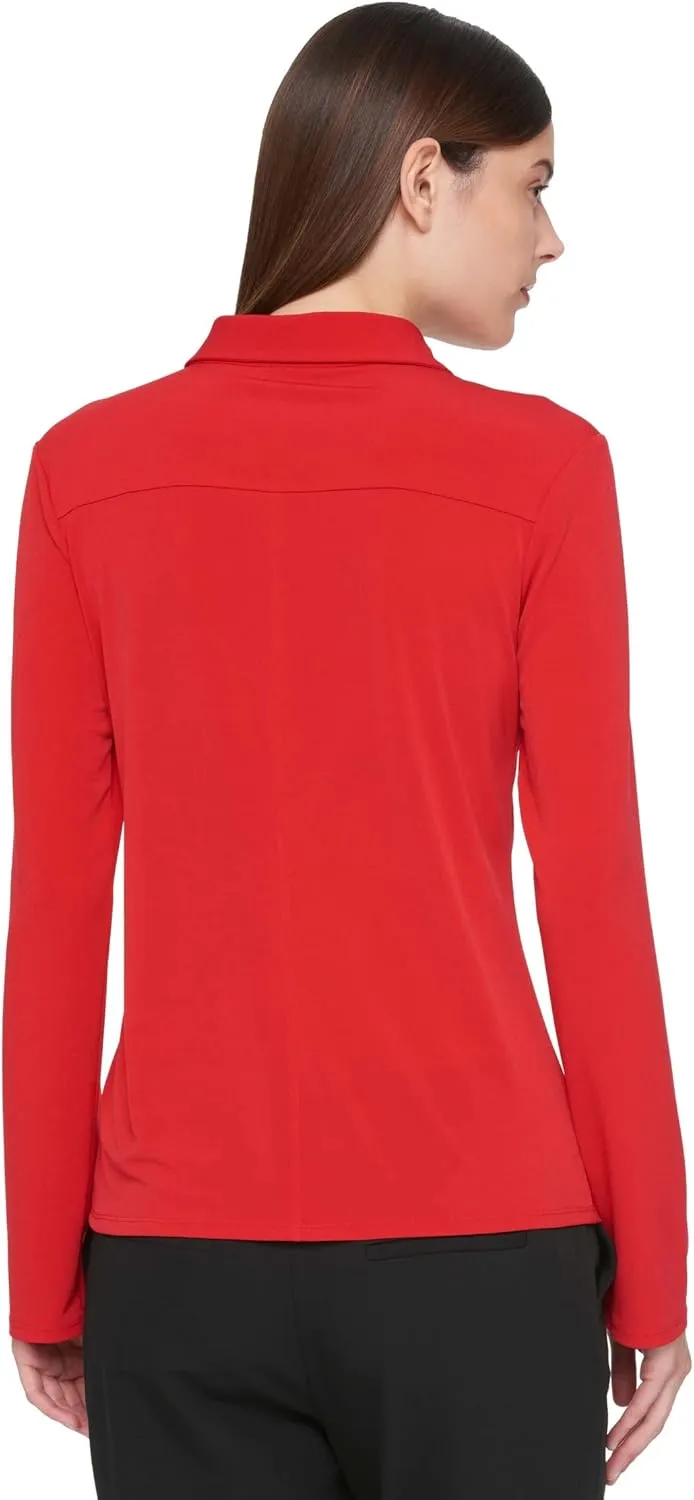 Tommy Hilfiger Women's Soft Work Long Sleeve Knit Top