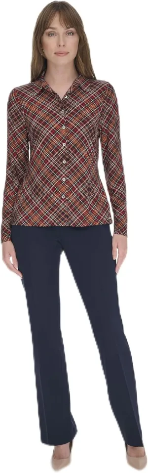 Tommy Hilfiger Women's Soft Work Long Sleeve Knit Top