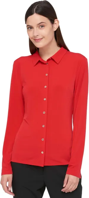 Tommy Hilfiger Women's Soft Work Long Sleeve Knit Top