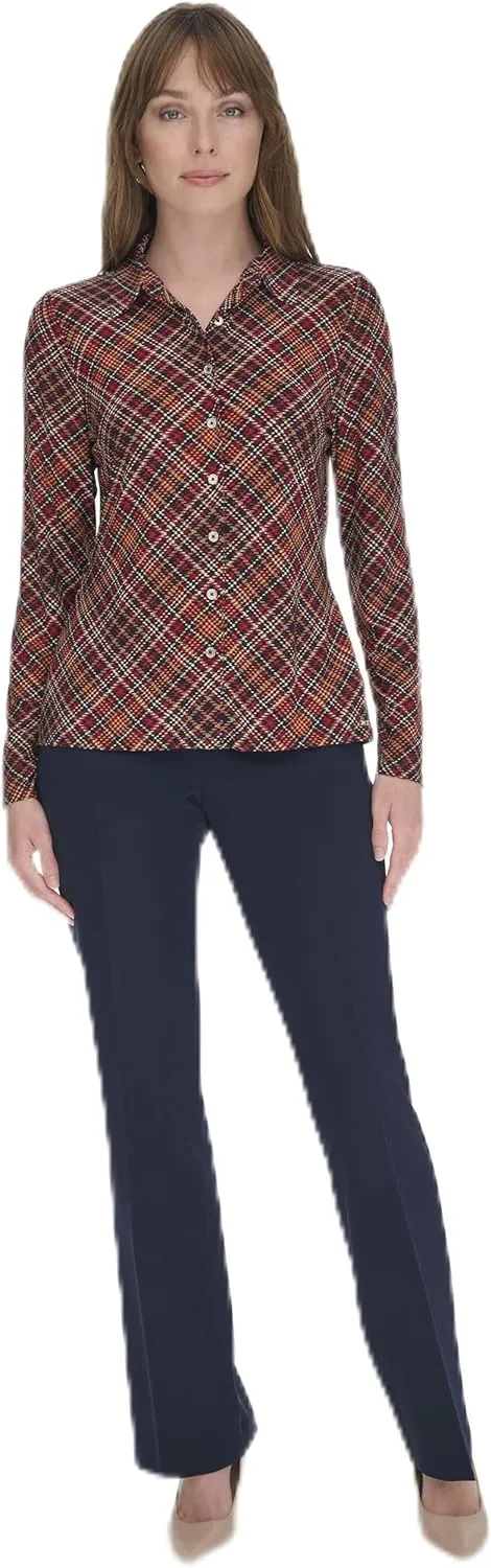 Tommy Hilfiger Women's Soft Work Long Sleeve Knit Top