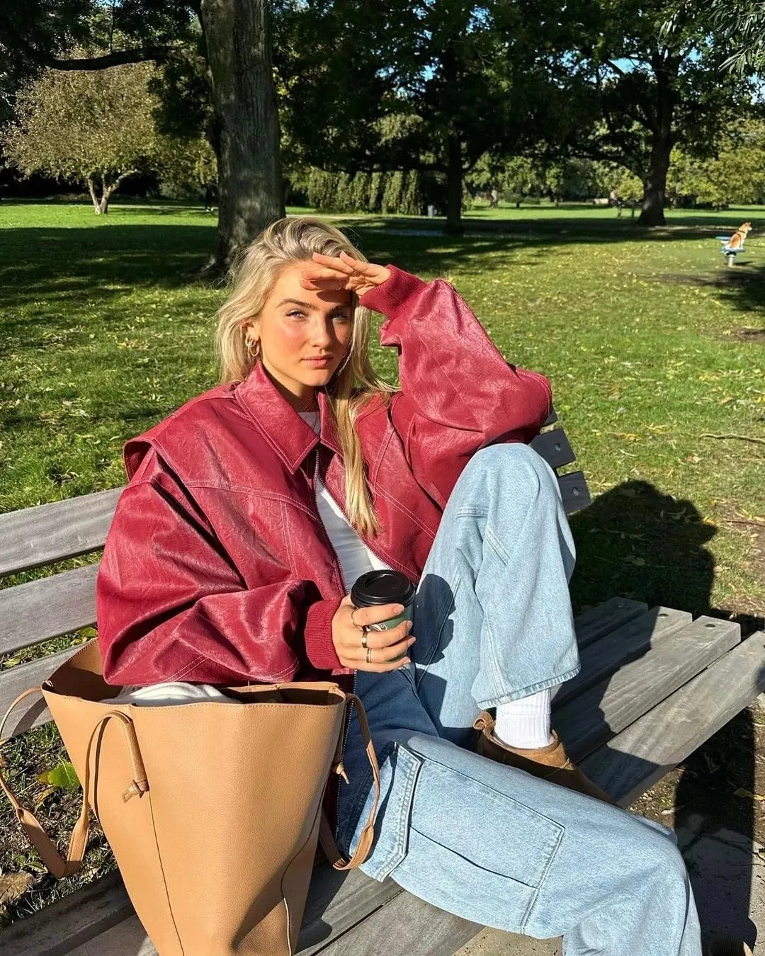 utcoco Women's Faux Leather Motorcycle Jacket Oversized Zip Up Winter Coat Outerwear 2025 Fall Fashion Clothes