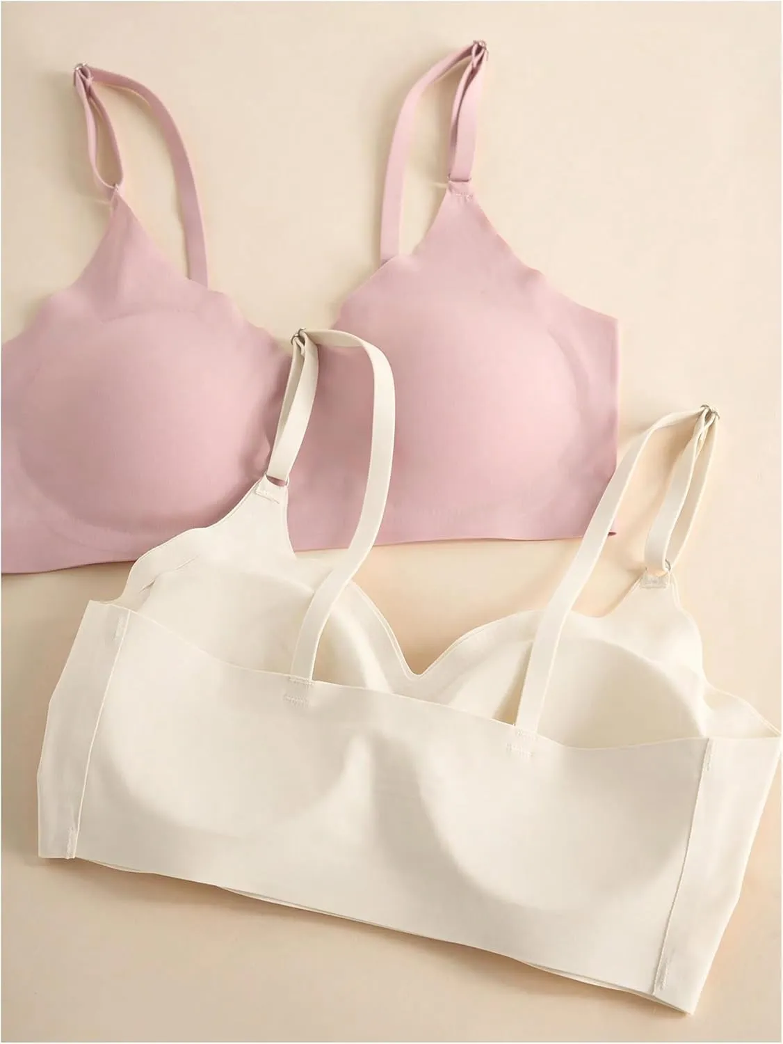 Verdusa Women's 5Pack Padded Seamless Bralettes Bra Camisole Top