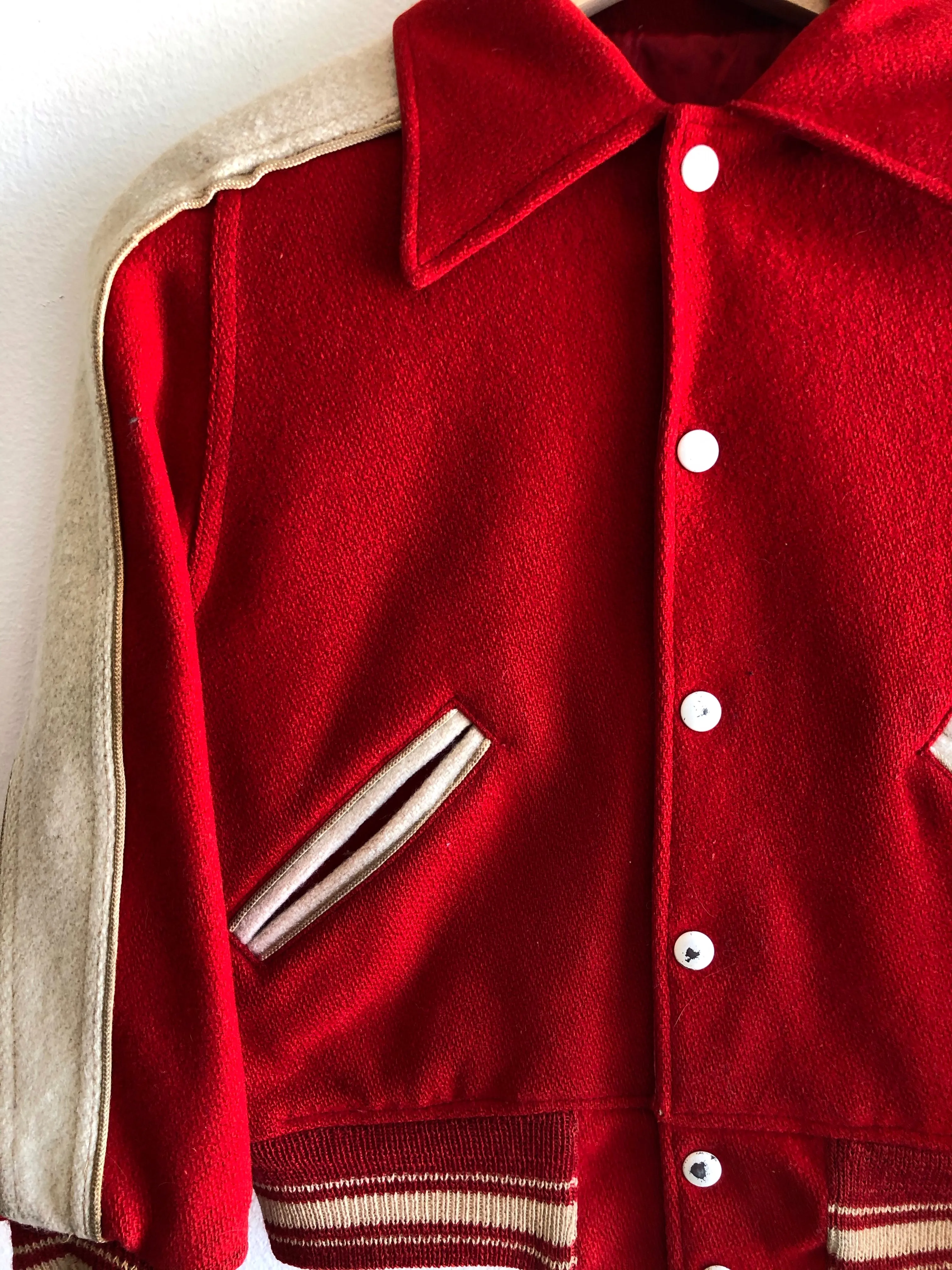 Vintage 1950s Reversible Varsity Jacket